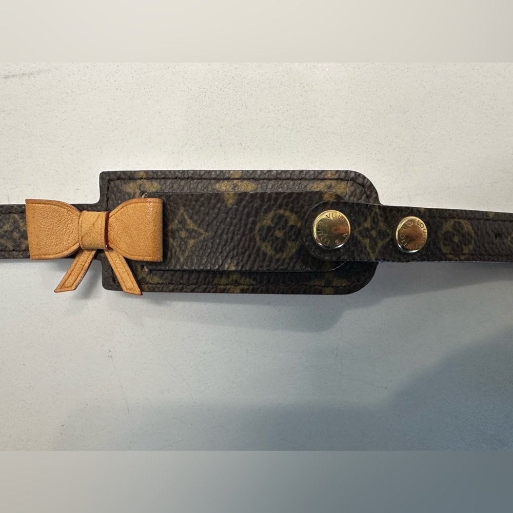 Louis Vuitton Monogram Cherry Blossom Bracelet - Brown and Gold - Picture 5 of 10